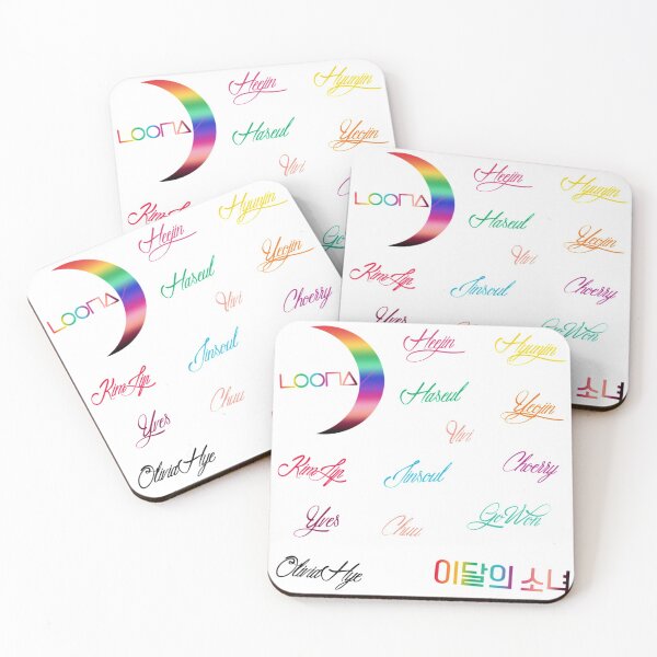 Item preview, LOONA Colorful K-Pop Stickers designed and sold by artsycore.