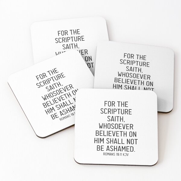 Item preview, Romans 10:11 KJV designed and sold by Logosdesignshop.