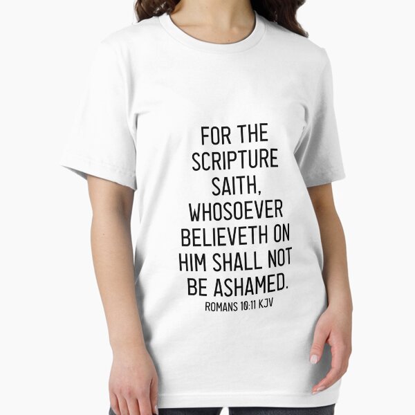 Item preview, Romans 10:11 KJV designed and sold by Logosdesignshop.