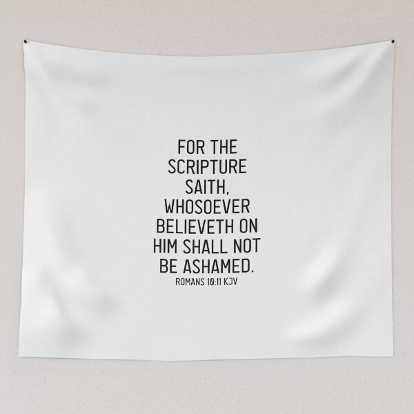 Item preview, Romans 10:11 KJV designed and sold by Logosdesignshop.