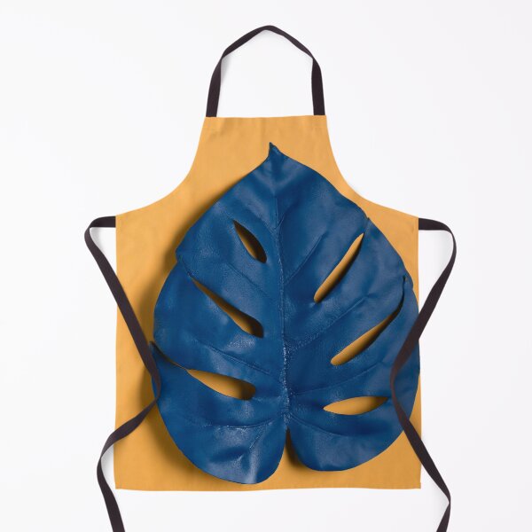 Item preview, Blue Leaf With Yellow Background designed and sold by JTS STORE.