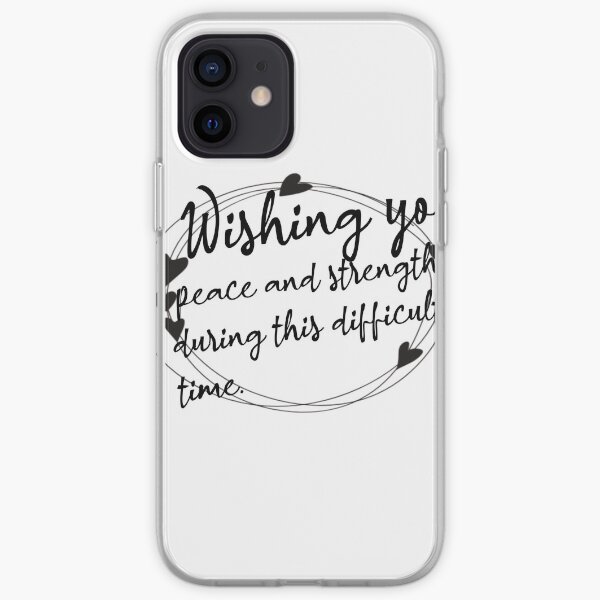 Sympathy Messages iPhone Soft Case