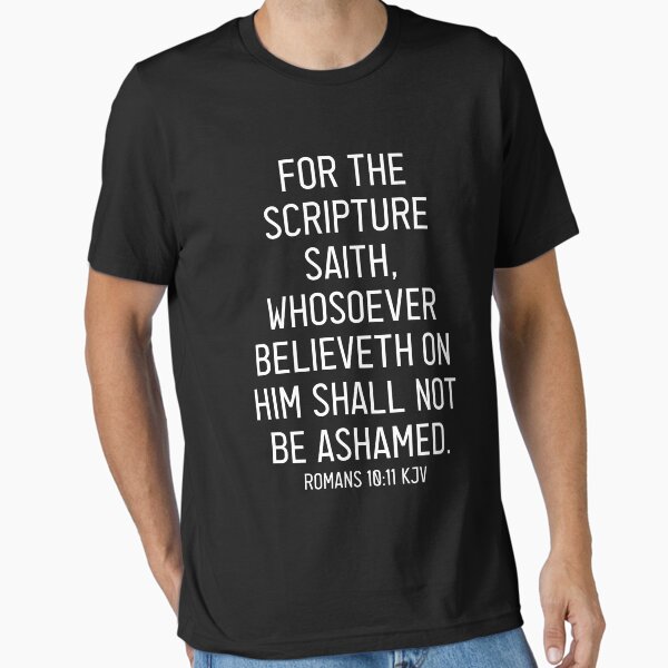 Item preview, Romans 10:11 KJV designed and sold by Logosdesignshop.