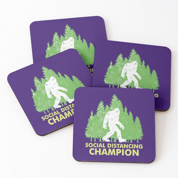 Item preview, Social Distancing Champion Bigfoot Design gift for Bigfoot Believers designed and sold by BRtisticDesigns.