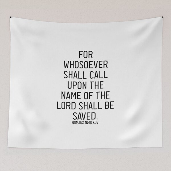 Item preview, Romans 10:13 KJV designed and sold by Logosdesignshop.
