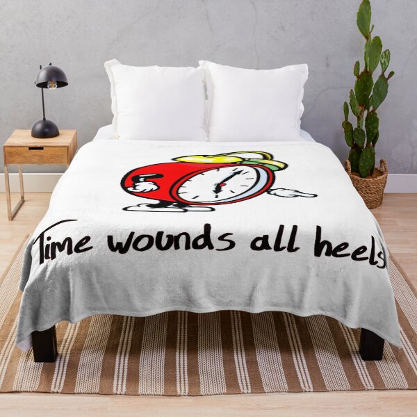 Item preview, Time Wounds All Heels. Fun Quote. WallsOfFame designed and sold by WallsOfFameAust.