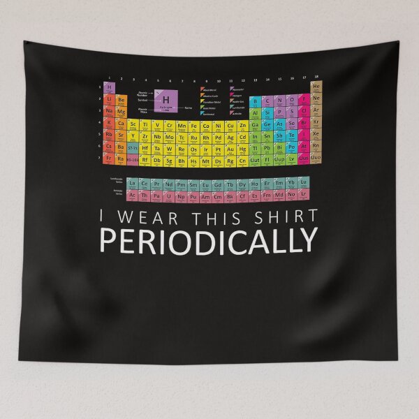 Item preview, Chemistry Pun I Wear This Periodically designed and sold by KendraHenke.