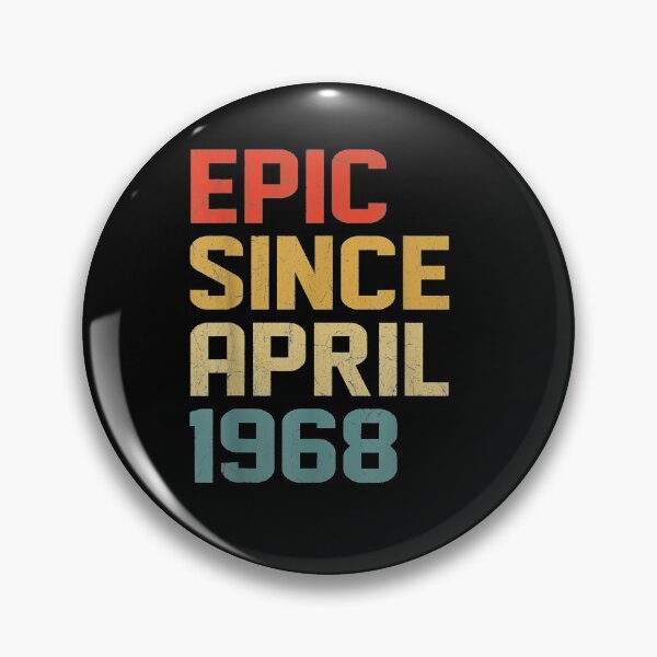 Item preview, Fun Epic Since April 1968 53rd Birthday Gift 53 Years Old designed and sold by lolahomya.