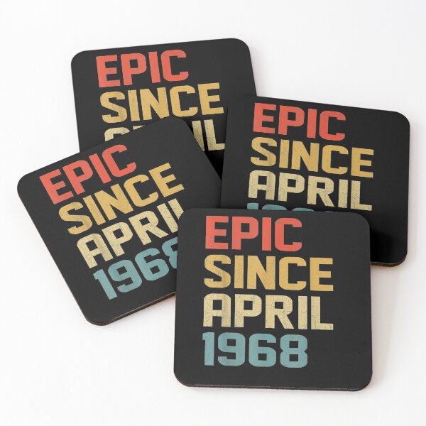 Item preview, Fun Epic Since April 1968 53rd Birthday Gift 53 Years Old designed and sold by lolahomya.
