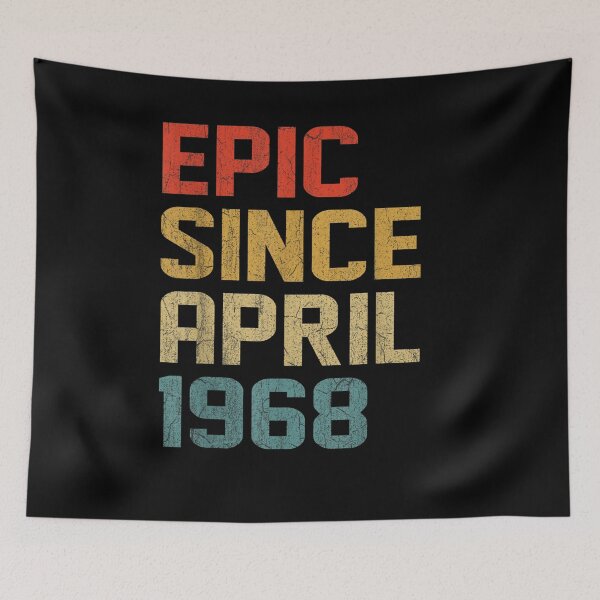 Item preview, Fun Epic Since April 1968 53rd Birthday Gift 53 Years Old designed and sold by lolahomya.