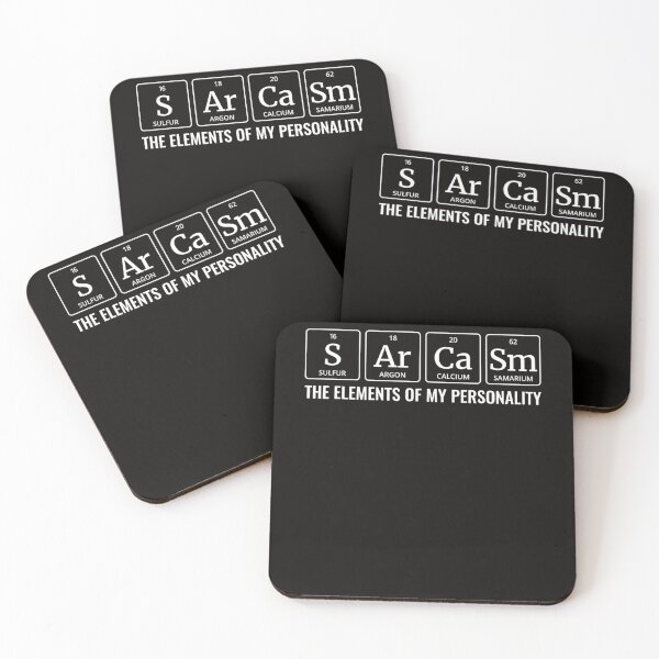 Item preview, Chemistry Sarcasm Elements of Personality Periodic Table designed and sold by KendraHenke.
