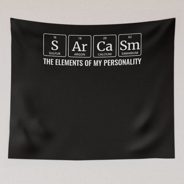 Item preview, Chemistry Sarcasm Elements of Personality Periodic Table designed and sold by KendraHenke.