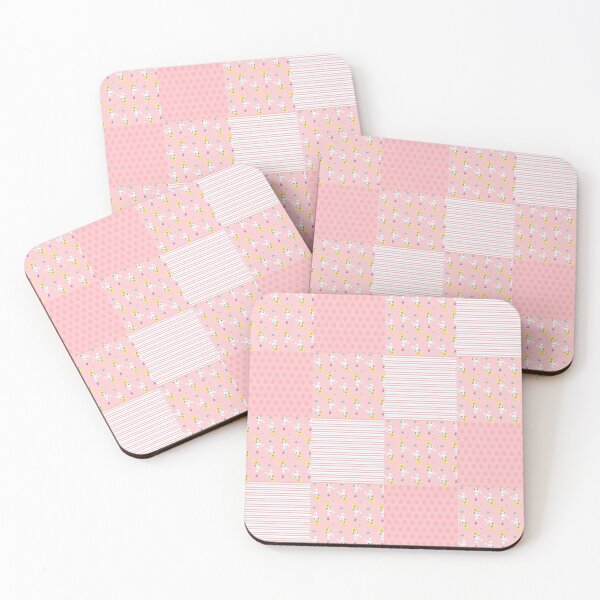 Item preview, Easter Bunny Egg Polka Dot Pink Stripes Pattern 2022 designed and sold by dreamofdenim.