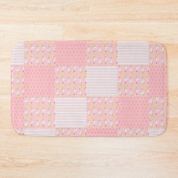 Item preview, Easter Bunny Egg Polka Dot Pink Stripes Pattern 2022 designed and sold by dreamofdenim.