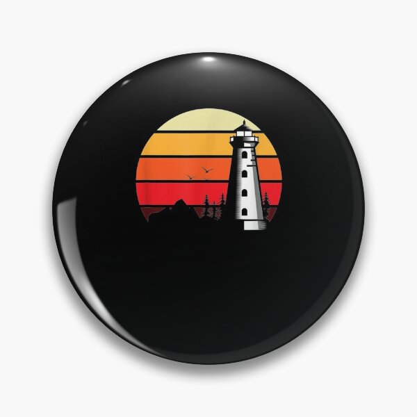 Item preview, Majestic Vintage Lighthouse On A Ocean Rocks designed and sold by lolahomya.