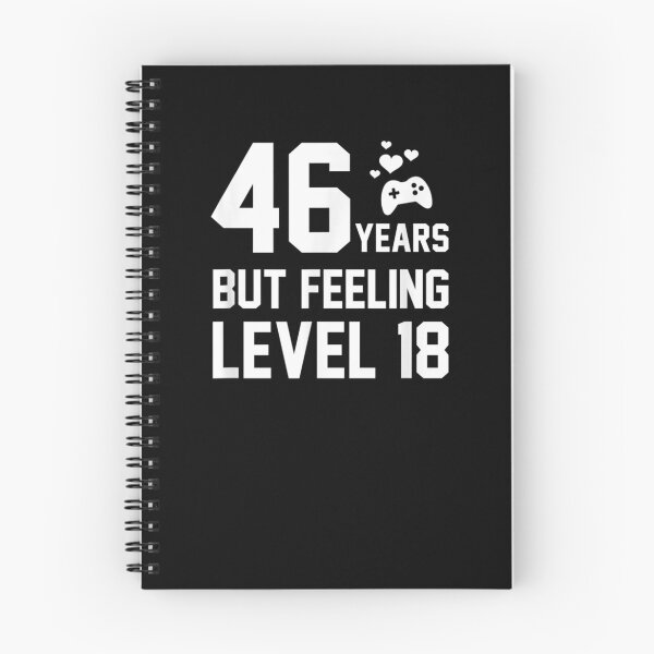Item preview, 46 Years Birthday Gifts For Gamer Level 18 Funny Anniversary designed and sold by lolahomya.