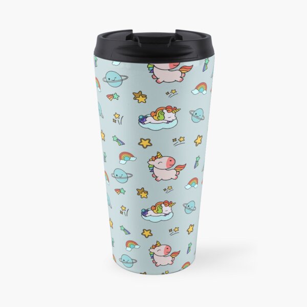 Unicorn Rainbow Kawaii Cartoon Travel Coffee Mug