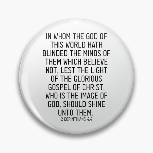 Item preview, 2 Corinthians 4:4 KJV designed and sold by Logosdesignshop.