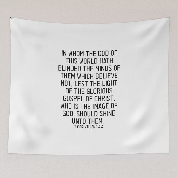 Item preview, 2 Corinthians 4:4 KJV designed and sold by Logosdesignshop.
