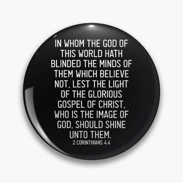 Item preview, 2 Corinthians 4:4 KJV designed and sold by Logosdesignshop.