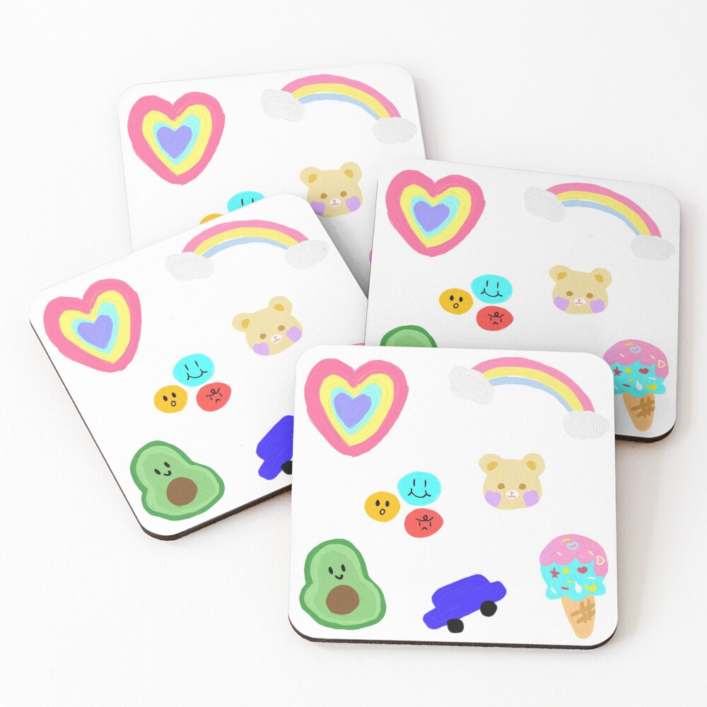 Item preview, Coasters (Set of 4) designed and sold by artsycore.