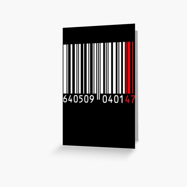 agent 47 barcode