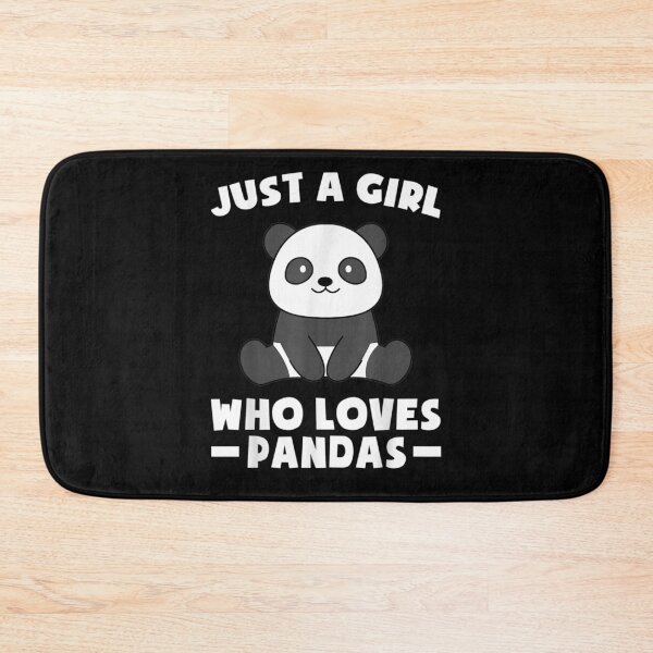 Item preview, Just A Girl Who Loves Pandas designed and sold by lolahomya.
