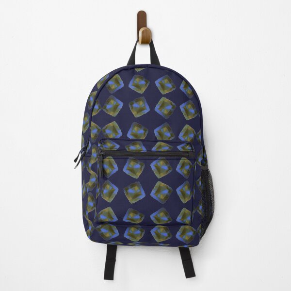 Item preview, Gemstone pattern in blue and gold designed and sold by NJartbyNJacobson.