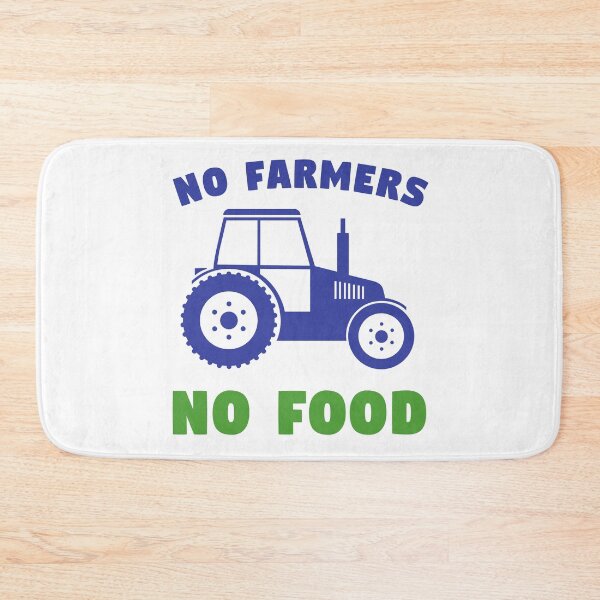 Item preview, No Farmers No Food India Protest Quote designed and sold by sillyquestions.
