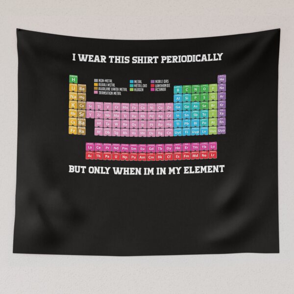 Item preview, Chemistry Word Game I Wear This Periodically designed and sold by KendraHenke.