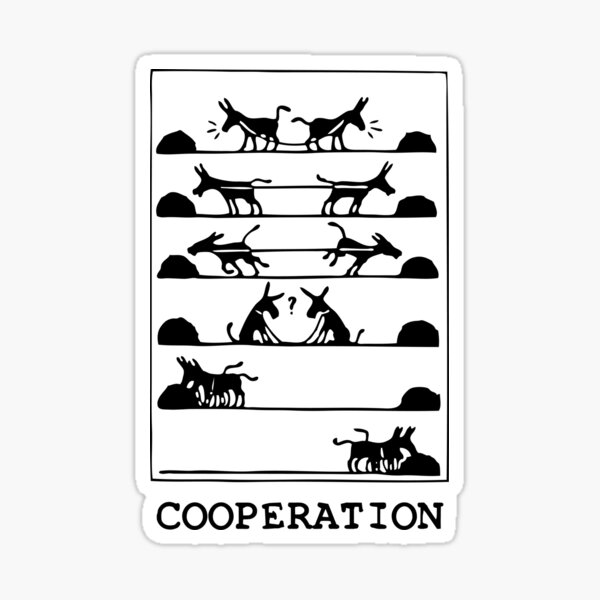 What Is Cooperation? Sticker