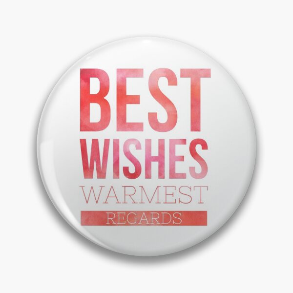 Item preview, Best Wishes Warmest Regards designed and sold by Letters-Art.