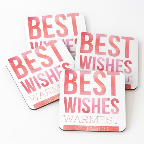 Item preview, Best Wishes Warmest Regards designed and sold by Letters-Art.
