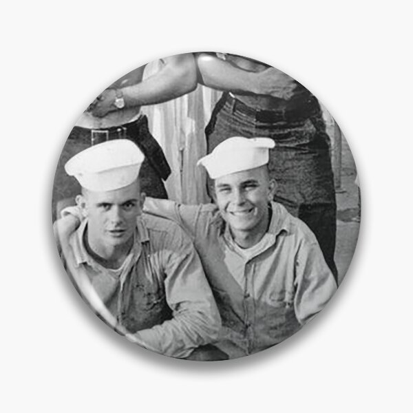 Item preview, Cuatro marineros - Foto militar vintage designed and sold by IntersectPhoto.