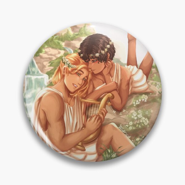 Item preview, Patroclus and Achilles painting designed and sold by allarica.