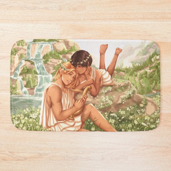 Item preview, Patroclus and Achilles painting designed and sold by allarica.