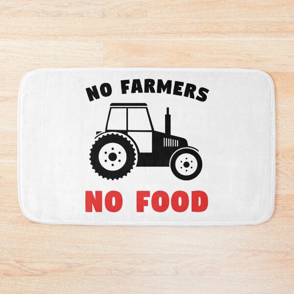 Item preview, No Farmers No Food India Framing Protest Quote designed and sold by sillyquestions.