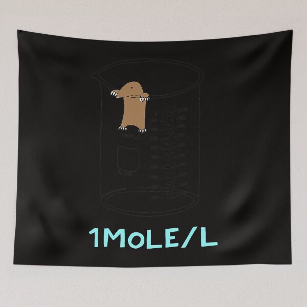 Item preview, Cute One Mole Per Liter Chemistry Avogadros Day designed and sold by KendraHenke.