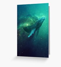 Cosmic Whale Greeting Card