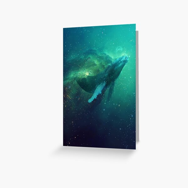 Cosmic Whale Greeting Card