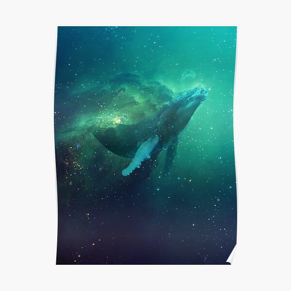 Cosmic Whale Poster