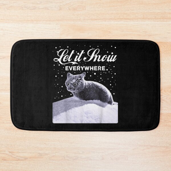 Item preview, Black Cat In Snow Funny Black Cat Let It Snow Everywhere designed and sold by ninapfvu.