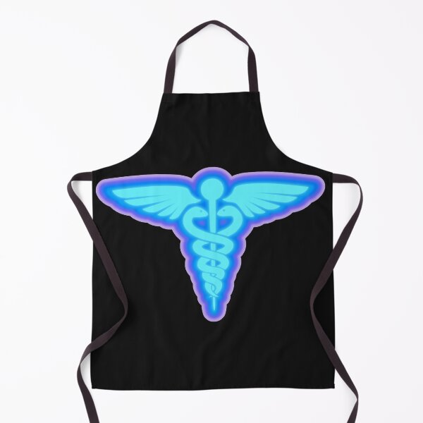 Item preview, Neon Blue Caduceus, Staff Of Hermes designed and sold by Chubuter.