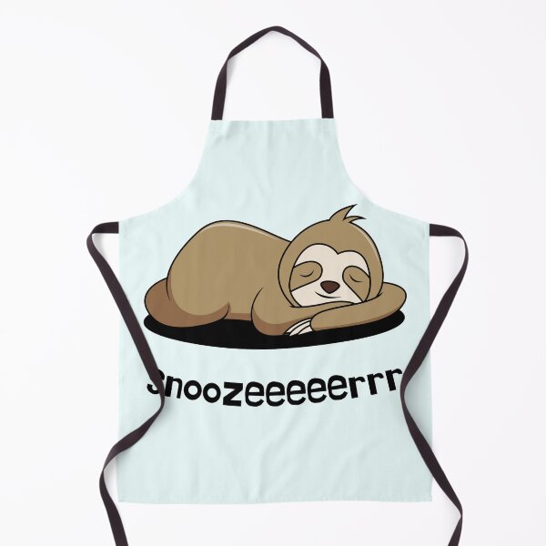 Aperçu de l'œuvre Cute Sleeping Sloth dit Snooze (bleu) créée et vendue par iamwowie.