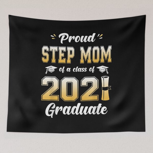 Item preview, Proud Step Mom Of A Class Of 2021 Graduate School Gift designed and sold by ninapfvu.