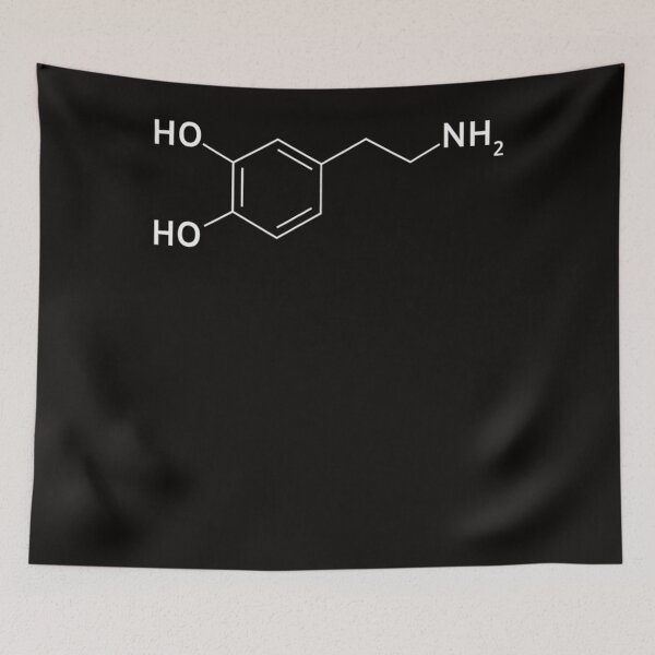Item preview, Dopamine Cool Chemical Molecule Chemistry for Geeks designed and sold by KendraHenke.