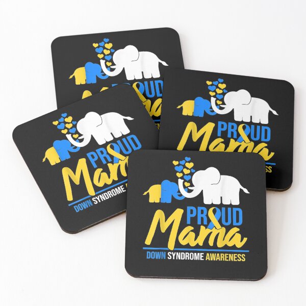 Item preview, Proud Mama Mom Down Syndrome Awareness Day Cute Elephant T21 designed and sold by ninapfvu.