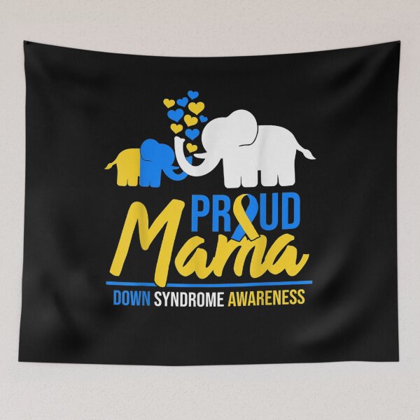 Item preview, Proud Mama Mom Down Syndrome Awareness Day Cute Elephant T21 designed and sold by ninapfvu.