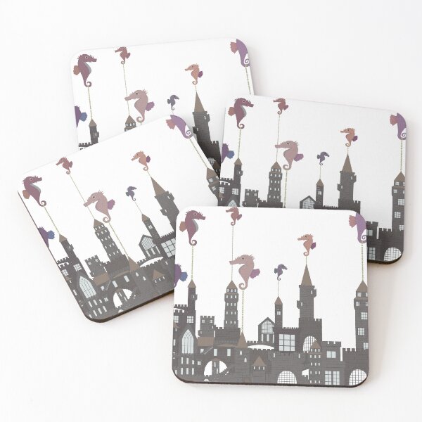 Item preview, Castles and Seahorses designed and sold by penwah.