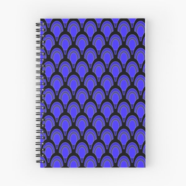 Item preview, classic fish scale pattern - blue designed and sold by jc007.